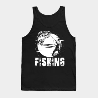 Just a girl who loves fishing Vintage Tank Top